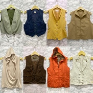 Defect Vest Blazer/ Vest Vintage/ Vest Outdoor Vest Wanita Vest Denim Vest Knitted Vest
