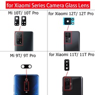 2pcs for Xiaomi Mi 10T/ 10T Pro 5G/ Mi 9T Pro/ 11T/ 12T Back Camera Glass Lens Rear Camera Glass with 3M Glue Repair Spare Part