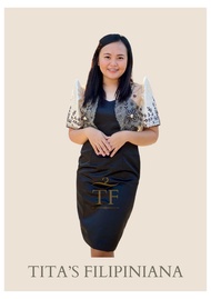 Modern Filipiniana Bolero Set with Inner Dress
