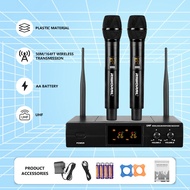 UHF professional wireless microphone Frequency modulation mic Metal karaoke mikrofon mike for singin