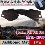 Dashboard Cover Board Mat Carpet Pad for BMW 4 Series F32 F33 F36 420i 420d 425d 430d 435d 2013 2019 Shade Cape Car Accessorie