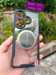 Case Xiaomi Poco F6 Silikon Armor Magnetic Cooling Fan Soft Casing Handphone