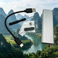 Dual Protocol M2 NVMe NGFF SATA SSD Case 10G M.2 NVME SSD to USB 3.1 aluminium Enclosure for Samsung