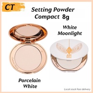 CT Powder Compact 8g New Small Silver Tray Small Gold Tray 01 White Moonlight Setting Powder Long-la