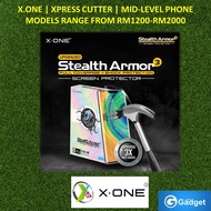 X.One Screen Protector | MID-Level Phone Models | Professioally cut with x.one xpress cut