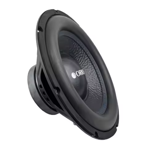 Car audio subwoofer for enclosed sub boxes: cobalt series, black UV-coated cone with foam surround,