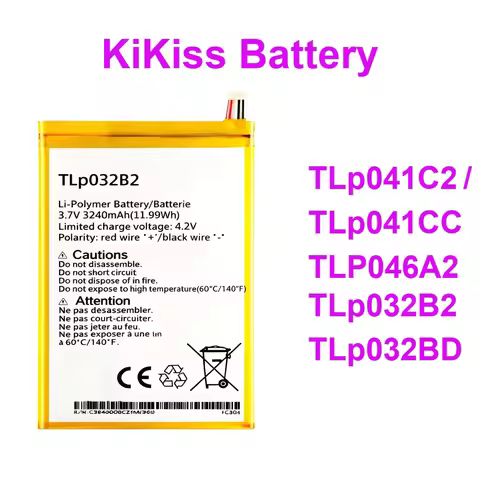 Battery For Alcatel One Touch Pop 7 8 p310a P320 P321 Onetouch 10 9.6 TLp041C2 / TLp041CC TLP046A2 T