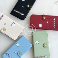 Cartoon Cute Flip Leather Case Phone Suitable For Samsung S26 S25 S24 Ultra All-Inclusive A56 A57 A5
