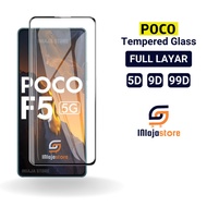 LAYAR Tempered Glass Full Screen 5D poco F7 Pro F6 F6 Pro F5 F5 Pro F4 F4 GT F3 F3 GT F2 F2 Pro F1 C