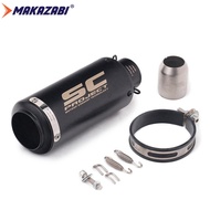 รถจักรยานยนต์ท่อไอเสียท่อ Escape Slip-On ท่อดัดแปลง Moto ท่อไอเสีย Vent ท่อ สำหรับ CFmoto 450SR 250n