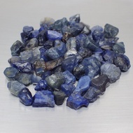 พลอย ก้อน ดิบ แซฟไฟร์ ไพลิน แท้ ธรรมชาติ ( Unheated Natural Rough Sapphire ) หนักรวม 50 กะรัต