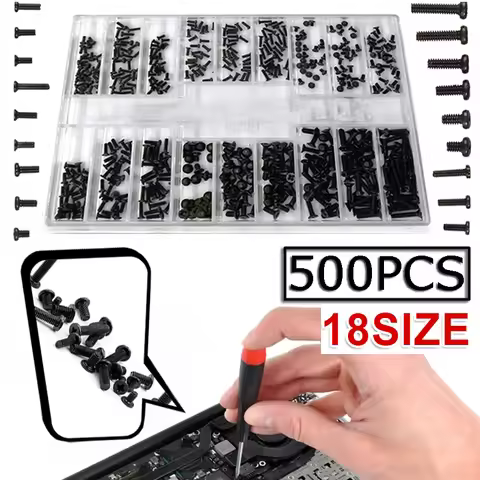 500Pcs Laptop Notebook Computer Repair Screws Kit for Lenovo Samsung HP IBM Hard Disk SATA Computer 