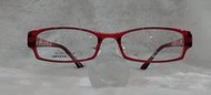 閃亮眼鏡館 韓國製造 TR90光學鏡框 鼻墊款 超彈性樹脂 加寬型  超輕 不變形 不外擴 232 雕花腳款 紅色