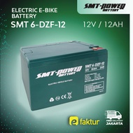 Baterai Sepeda Listrik UPS 12V 12A Baterai Aki Kering Garansi 1 Tahun DZF DZF6 -12 6-DZF-12
