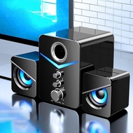 Computer Speakers with Subwoofer 2" Auxiliary Speakers & 3" Wired Subwoofer Bluetooth 5.0 Multimedia