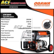 OGAWA GW3800/GW3800E Professional Gasoline Generator Petrol Genset With Wheels 2800W 20L Fuel Tank