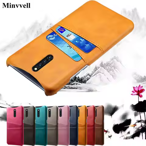 Leather Card Holder Phone Cases For Vivo X27 Pro X20 Plus X7 X23 X Play 5 V15 V11 Pro Y95 Y93 Y91 Ne