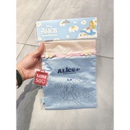 Oh Some Drawstring Bag / Drawstring Bag DISNEY ALICE in WONDERLAND (20x27x0.5cm) BLUE BEIGE