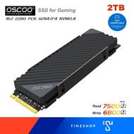 เพิ่มความจุ เครื่อง PS5 Tinzshop OSCOO SSD Gaming ON1000PRO SSD PS5 m.2 NVMe Gen4 M.2 2280 PCIe 4.0