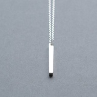條狀 長方形 項鍊 925純銀 男款 雋永款