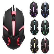 USB Wired Gaming Mouse Suitable For Desktop And Laptop Computers, 3-button USB Colorful D4T3