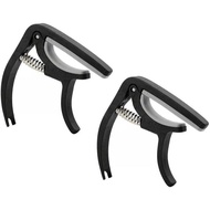 2 PCS Guitar Capo, Acoustic Guitar, Electric Guitar Capo- Banjo and, for Acoustic, Ukulele, Mandolin