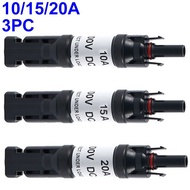 【SUFA】3pcs Photovoltaic Fuse Diode Connector 10A / 15A / 20A UL94-V0 IP67 Protection