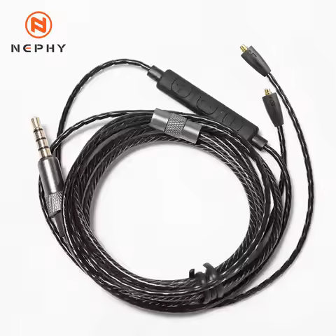 Replacement Audio Cable for Shure MMCX SE215 SE425 SE535 SE846 UE900 for Westone Headphones Black Go