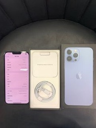 99%New iPhone 13 Pro Max 256GB 藍色 香港行貨 電池94% 全套有盒有配件 自用首選超值