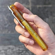 ปากกาสีสาน Tactic Marker Sharpie Titanium Alloy Ultem ด้ามจับไม้ Golden Ruler Pen ปากกาสีสานสำหรับธุ