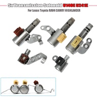5x Transmission Solenoid U140E U241E For Lexus Toyota RAV4 CAMRY HIGHLANDER