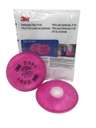 ORIGINAL 3M 2091 PARTICULATE FILTER DUST P100 for 6200 7502 Series Respirator Penapis Debu Cat Habuk
