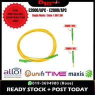 E2K/APC - E2K/APC Simplex Single mode 3.0 Yellow Patch Cord (3m ,5m,) PC502