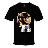 Retro Tee Clint Eastwood Movies 80S Fistful Of Dollarss Cotton Tops Mens