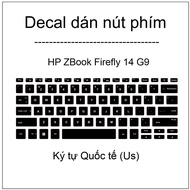 Key button Decal for HP ZBook Firefly 14 G9