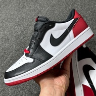 New [Ljr batch]AJ1 LOW black toe sneaker for men shoes EUR40--47.5