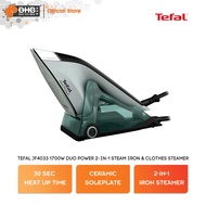 Tefal 1700W Duo Power 2-in-1 Steam Iron & Clothes Steamer JF4033 30 Sec Heat Up Time JF4033 Saterika