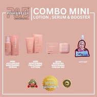 Pinkandbelle Combo Mini Lotion , Serum & Booster - 1 Mini Whitening Treatment Lotion , 1 Advance Whi