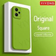 For Redmi Note12 Pro Case YIYONG Original Liquid Silicone Soft Cover For Xiaomi Redmi Note 12 11 Pro Plus + Xiomi Note11 ProPlus 5G Phone Cases