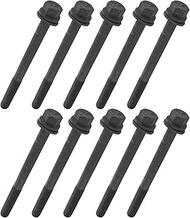 TRQ Engine Cylinder Head Bolt Kit Set of 10 Compatible with Honda Civic D16Y5 D16Y7 D16Y8