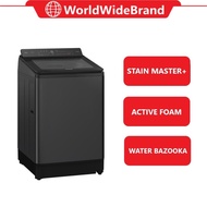 Panasonic 16.5kg Top Load Fully Washer TD Inverter NA-FD165V3BT Mesin Basuh Auto with Steam Wash