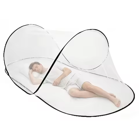 78x31x22in Portable Foldable Mesh Tent Soft Convenient Breathable Lightweight Mosquito Net Tent for 