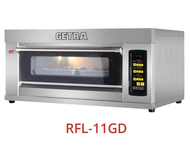 Getra RFL-11GD Gas Baking Oven / Oven Gas Pemanggang Roti Kaca Display - Oven 1 Deck 1 Loyang - Oven