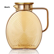 Glass Container for Fridge Door, 2.5l/84oz Large Water Jug Storage Pitcher with Lids& Handle for Lem