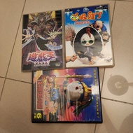 遊戲王、四眼雞丁、多啦A夢 DVD  3套共售$40元
