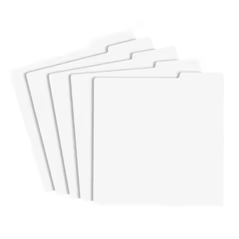 5PCS Classification Card Alphabet Index Cards Record Divider For Record CD Alphabetical Tabs Classif