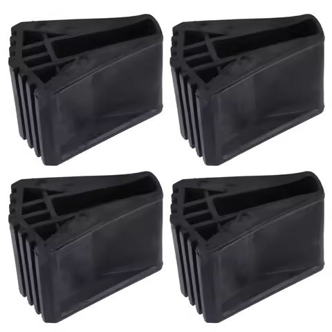 4 Pcs Ladder Feet Rubber Pads Cover Telescoping Ladder Feet Foot Pads Cover 3.3x0.8x2.4in for Extens