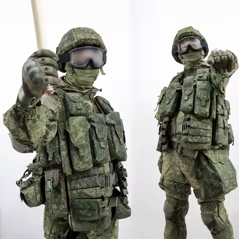 Tactical Air Soft Russia 3.0 6sh117 Tactical Equipment Set EMR Ribbon Russian Little Green Man Molle