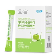 Korea Atomy Slim Body Green Apple Phenon Apple Jelly 15g X 28 Packs