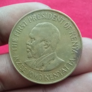 koin 10 Cent Kenta tahun 1977